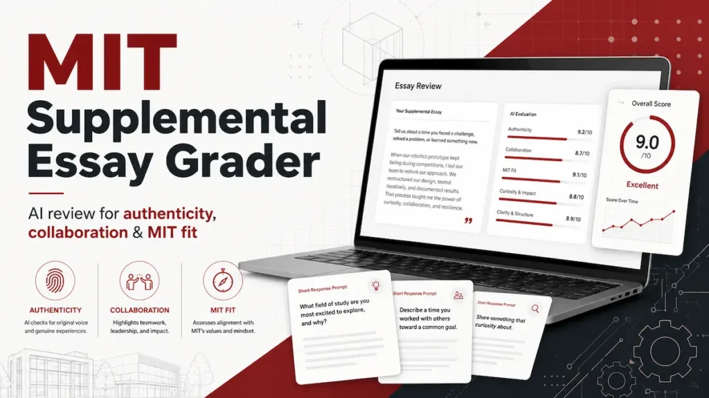 MIT Supplemental Essay Grader