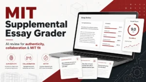 MIT Supplemental Essay Grader