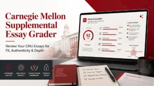 Carnegie Mellon supplemental Essay Grader