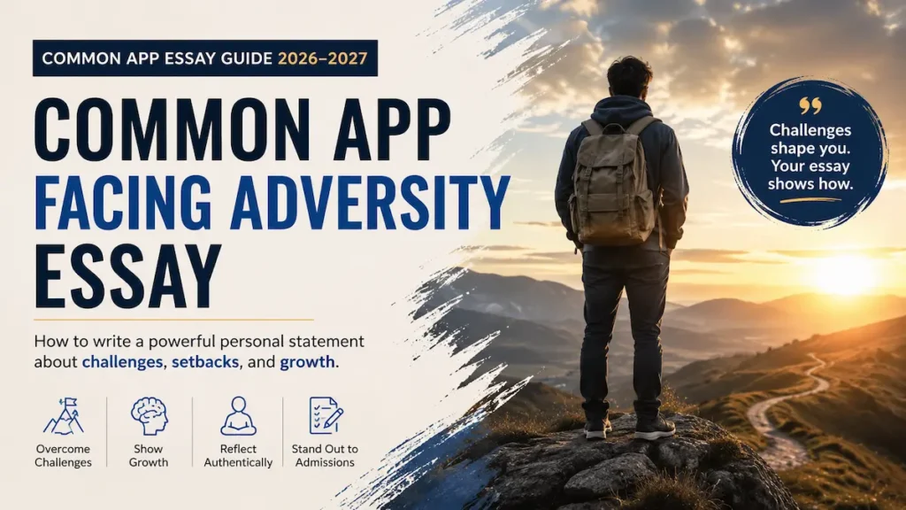 Common App Facing Adversity Essa