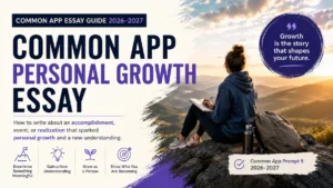 Common App Personal Growth Essay