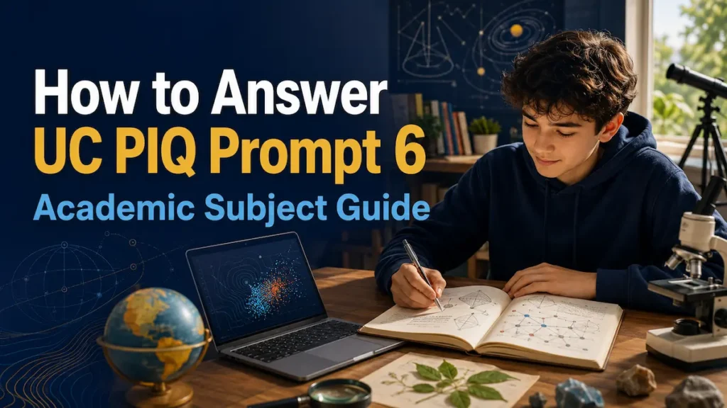 How to Answer UC PIQ Prompt 6