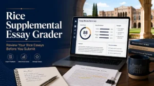 Rice Supplemental Essay Grader