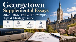 Georgetown Supplemental Essays