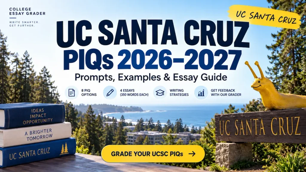 UC Santa Cruz PIQs 2026–2027