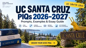UC Santa Cruz PIQs 2026–2027